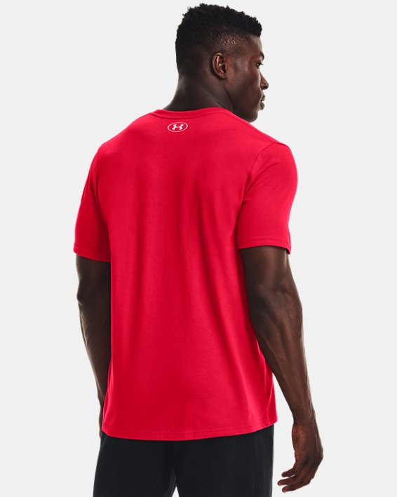 Men's UA Performance Sport Collegiate Sideline T-Shirt, Red, pdpMainDesktop image number 1